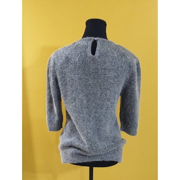 Vintage Lydia Jane Silk, Angora, Wool Blend Sweater S - Picture 2 of 4